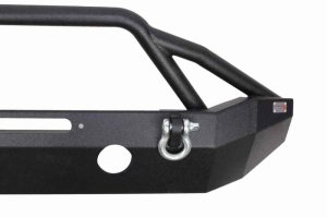 Jeep Wrangler Unlimited JKU Front Bumper - Fishbone Offroad - Full Width Winch - Black Powdercoat - `07-`18
